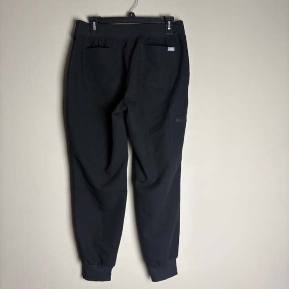 Figs Black Zamora Jogger Scrub Pants Size Medium Petite - Picture 6 of 9